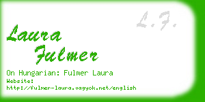 laura fulmer business card
